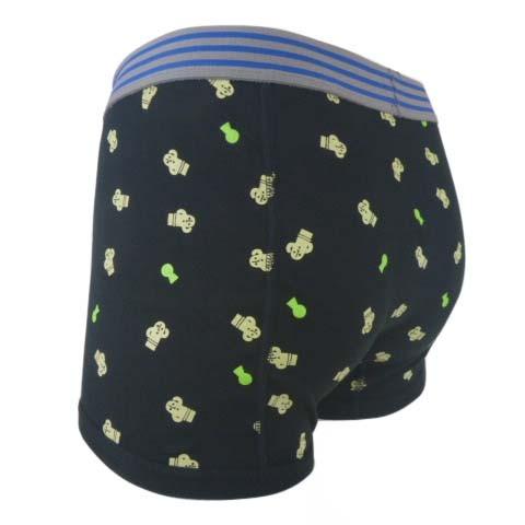 CHEAP MART】 送料無料お試し商品 ハニワ ブラック ボクサーパンツ