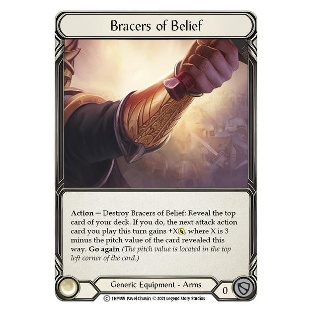 FaB □英語版□《 Bracers of Belief 》[1HP355-] : ツクモヤ ヤフー店
