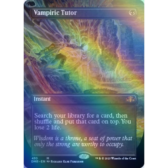 英語Foil】《吸血の教示者/Vampiric Tutor》[ジャッジ褒賞] マジック 