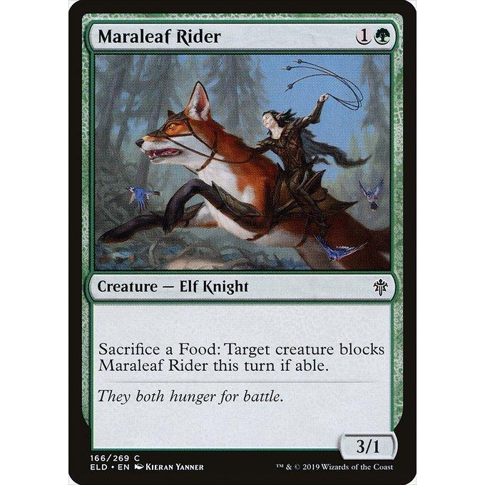 MTG ■緑/英語版■ 《マラリーフの乗り手/Maraleaf Rider》エルドレインの王権 ELD 　｜shop998