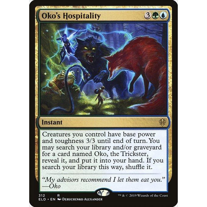 オーコ品 197)《王冠泥棒、オーコ/Oko, Thief of Crowns》[ELD] 金R