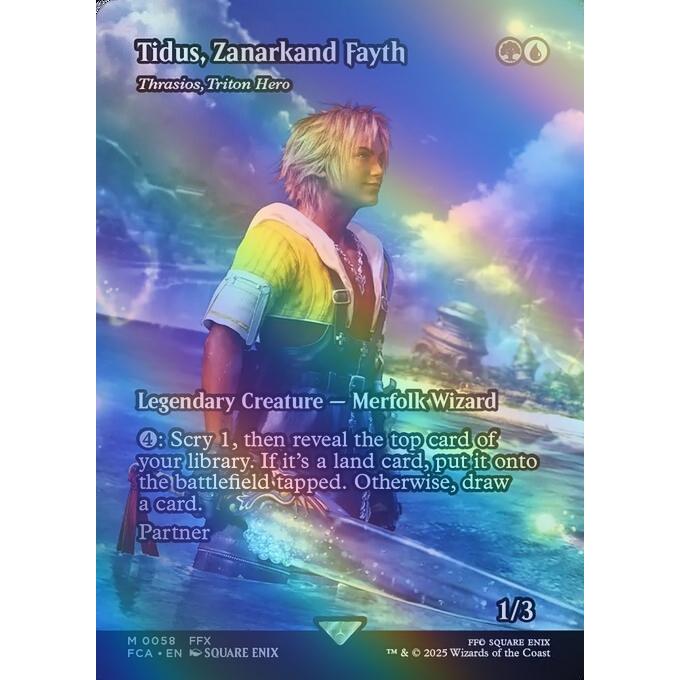 MTG FF ザナルカンドの夢、ティーダ トリトンの英雄、トラシオス Foil