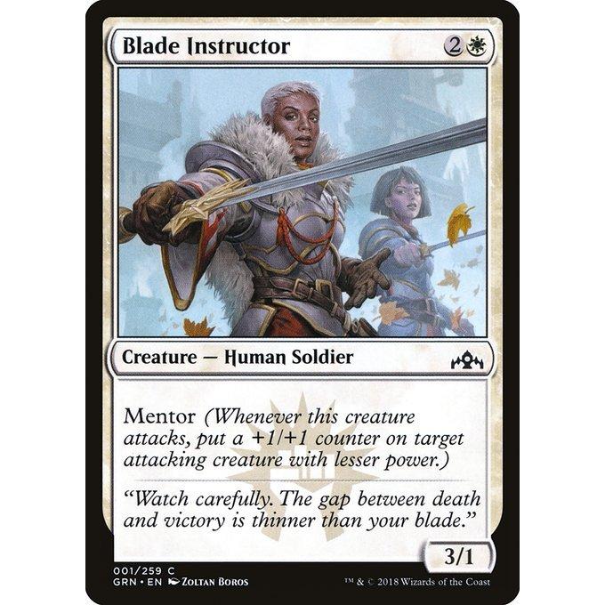 MTG ■白/英語版■ 《刃の教官/Blade Instructor》ラヴニカのギルド GRN｜shop998