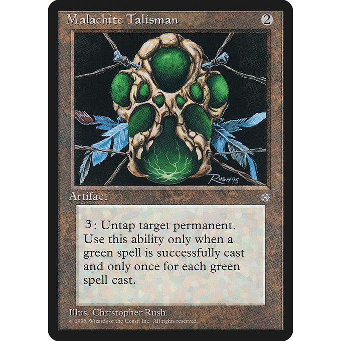 MTG □無/英語版□ 《Malachite Talisman》アイスエイジ ICE