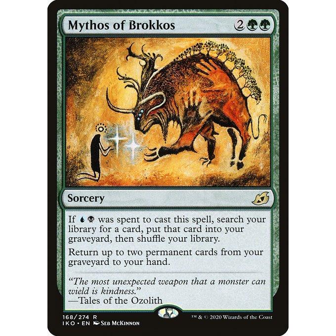 MTG ■緑/英語版■ 《ブロコスの神話/Mythos of Brokkos》★FOIL★イコリア:巨獣の棲処 IKO｜shop998