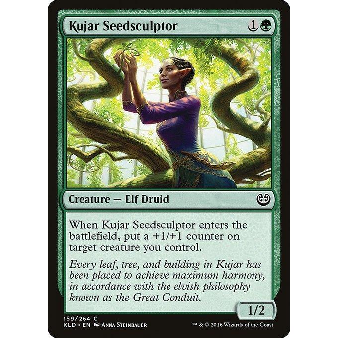 MTG ■緑/英語版■ 《クジャールの種子彫刻家/Kujar Seedsculptor》カラデシュ KLD｜shop998