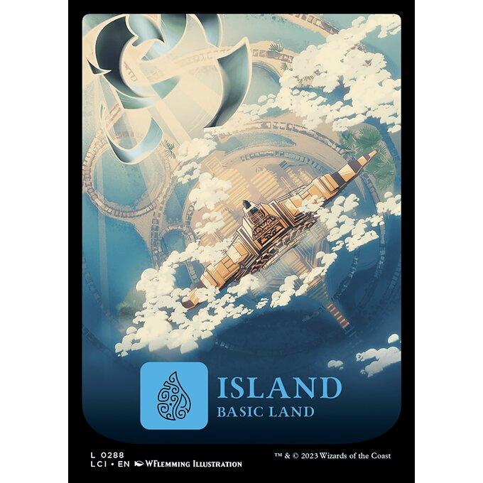 MTG □土地/英語版□ 《島/Island》 イクサラン：失われし洞窟 LCI
