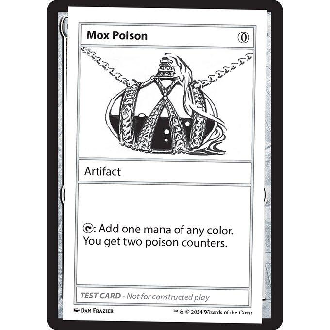 MTG □テストカード/英語版□(369)《Mox Poison》ミステリーブースター