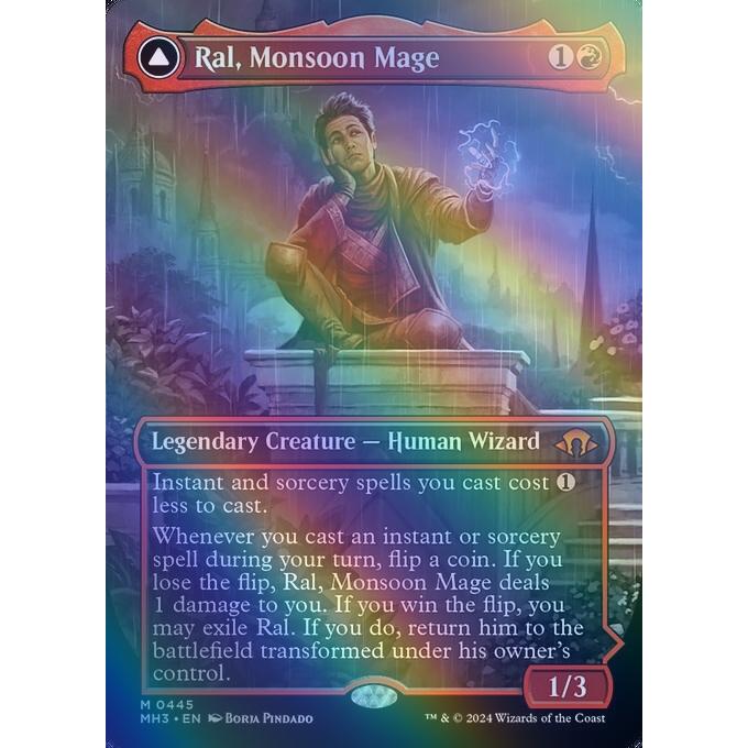 MTG □赤/英語版□(445)《モンスーンの魔道士、ラル/Ral, Monsoon Mage