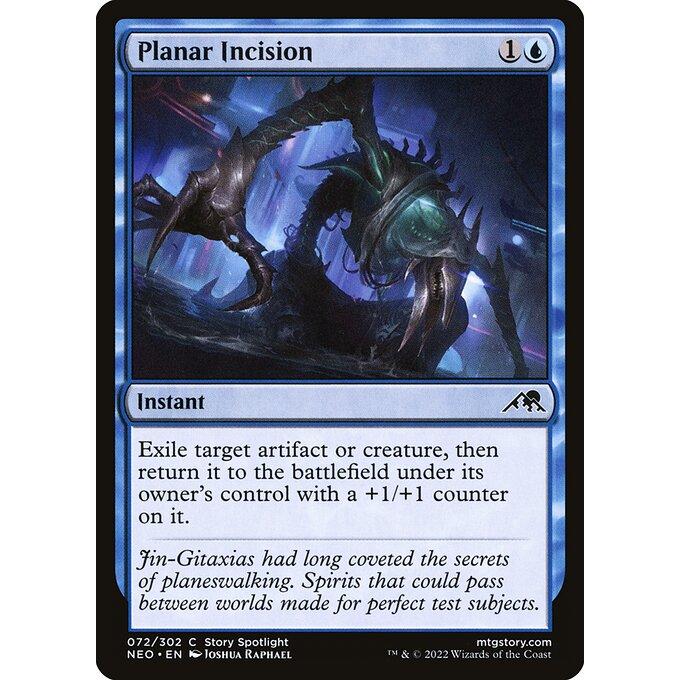 MTG 青/英語版 《次元切開/Planar Incision》★FOIL★ 神河：輝ける世界 NEO :NEOENF072:ツクモヤ ヤフー ...
