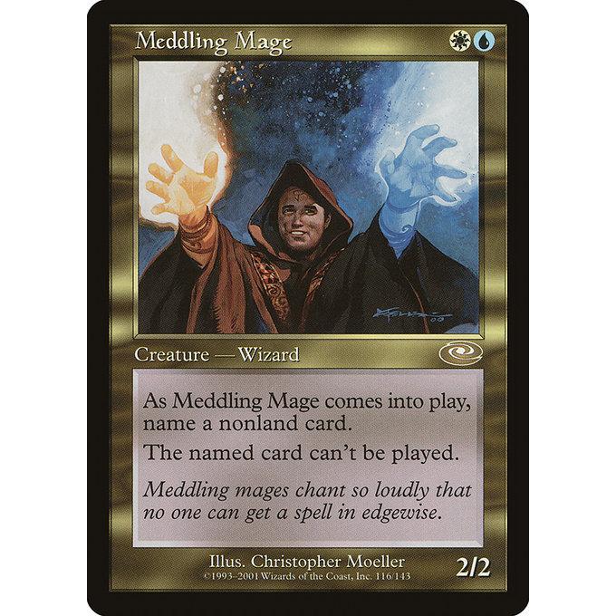 MTG □金/英語版□ 《翻弄する魔道士/Meddling Mage》プレーンシフト