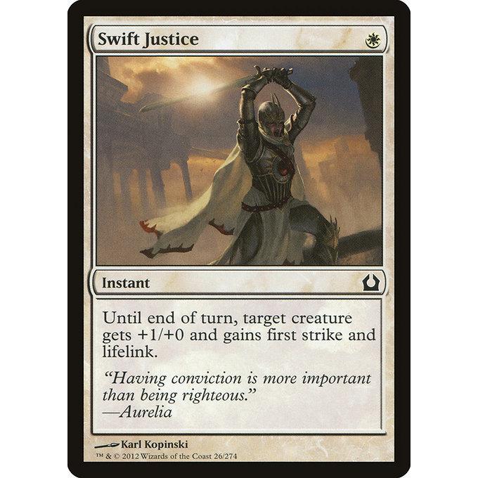 MTG ■白/英語版■ 《素早い正義/Swift Justice》ラヴニカへの回帰 RTR | 