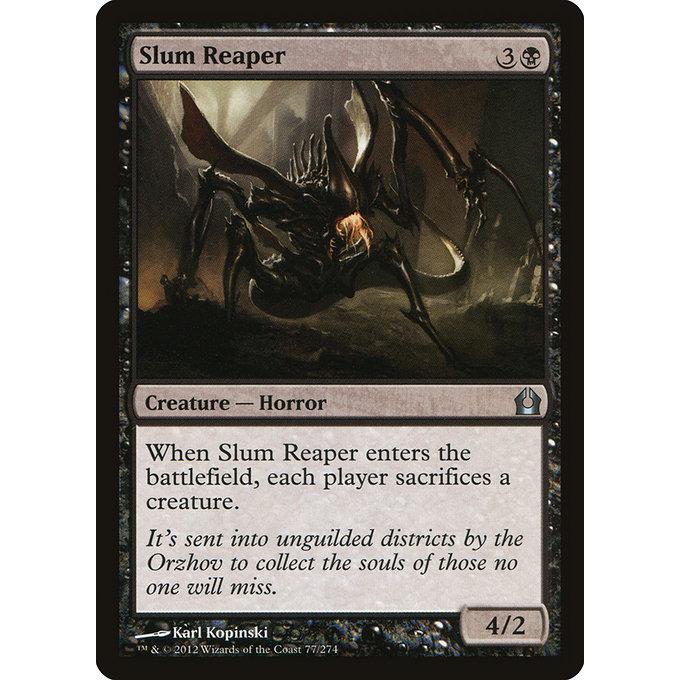 MTG ■黒/英語版■ 《貧民街の刈り取るもの/Slum Reaper》ラヴニカへの回帰 RTR｜shop998