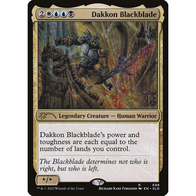 MTG □金/英語版□ 《黒き剣のダッコン/Dakkon Blackblade》 Secret