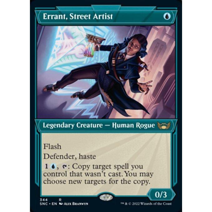 MTG ■青/英語版■《路上芸術家、エラント/Errant, Street Artist》▲ショーケース▲ ニューカペナの街角 SNC  　｜shop998