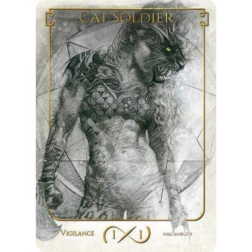 MTG □トークン□ 《猫・戦士/CAT SOLDIER 2/2》Tokens of Spirit