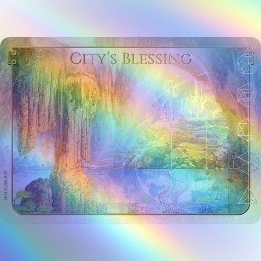 MTG □トークン□ 《都市の承認/CITY'S BLESSING》☆FOIL☆ Tokens of