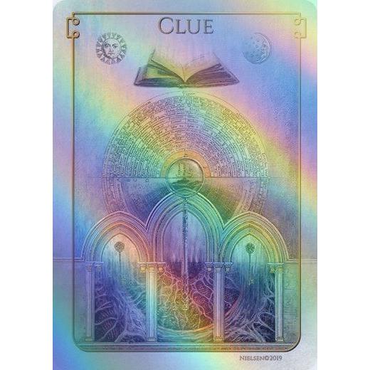 手がかりトークン　プレイマット MTG □トークン□ 《手がかり/CLUE》☆FOIL☆ Tokens of Spirit Terese
