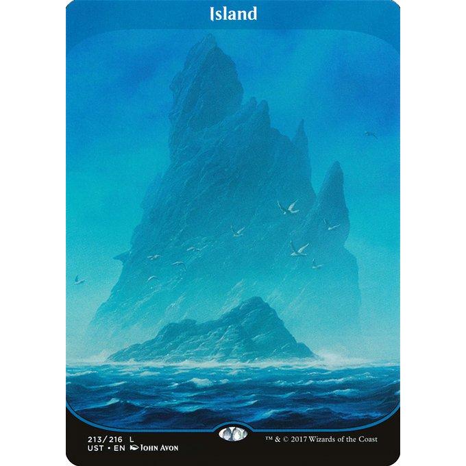 MTG □土地/英語版□ 《島/Island》△銀枠△ Unhinged UST MTG □土地/英語版□ 《島/Island》△銀枠△ Unhinged UST