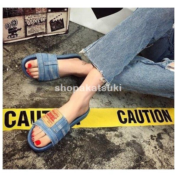デニムサンダル フラットサンダル シャワーサンダル 大きいサイズ レディースkt 002 Spa 4152gacdn ショップあかつき 通販 Yahoo ショッピング