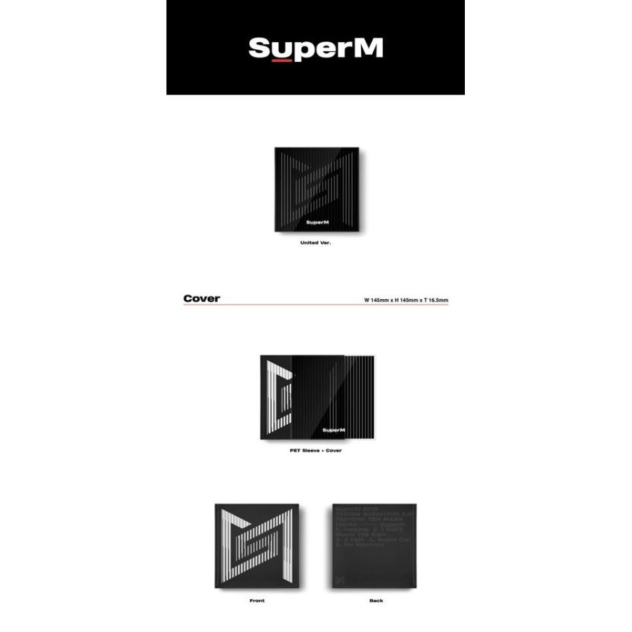 韓国版 ポスターなしでお得 8種選択 SuperM ミニ１集 'SuperM' 韓国音楽チャート反映 即日発送  送料無料｜shopandcafeo｜02
