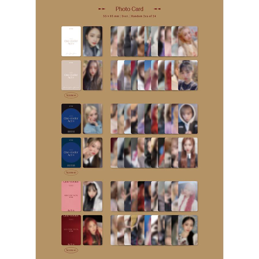 2021新作モデル IZ ONE アイズワン one-reeler 特典トレカ IZ*ONE One-reelerトレカ チェヨン