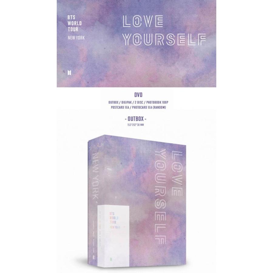 BTS WORLD TOUR [LOVE YOURSELF] NEW YORK/EUROPE DVD (CODE ALL) 韓国 