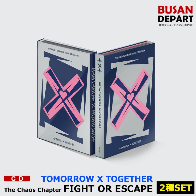2種セット Txt 混沌の章 Fight Or Escape Cd アルバム 韓国音楽チャート反映 1次予約 送料無料 I1228 K2108 Set Busan Depart Yahoo 店 通販 Yahoo ショッピング