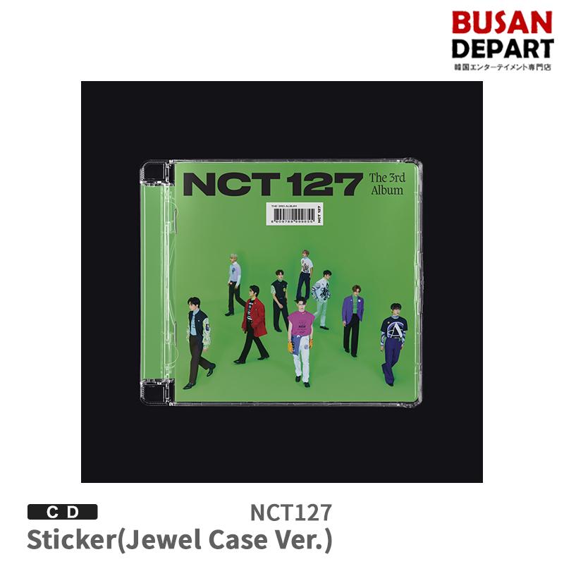 10種選択 Jewel Case Ver 初回ポスター丸めて発送 NCT 127 正規3集 Sticker / CD アルバム 韓国音楽チャート反映 1次予約 送料無料｜shopandcafeo