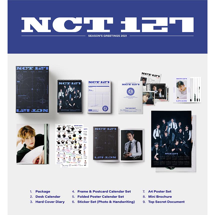 【当店限定特典(PHOTOCARD SET）】【SM ARTIST】【2021 SEASONS GREETINGS】 シーズン グリーティング カレンダー 東方神起 NCT EXO  1次予約 送料無料｜shopandcafeo｜10