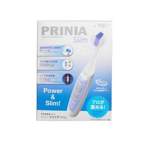 GC プリニア スリム PRINIA Slim 音波振動 歯ブラシ 歯磨きペースト付き ブルー