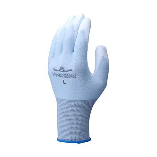 [ショーワグローブ]　ケース販売・ポリウレタンコーティング手袋　No.260　Lサイズ　ブルー　ピッタリ背抜き　120双