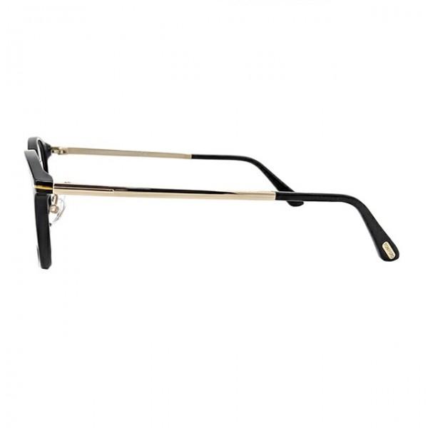トムフォード メガネ サーモント ブルーライトカット ブラック ゴールド 黒 金 TOM FORD EYEWEAR メガネ トムフォード サーモントブロー マット