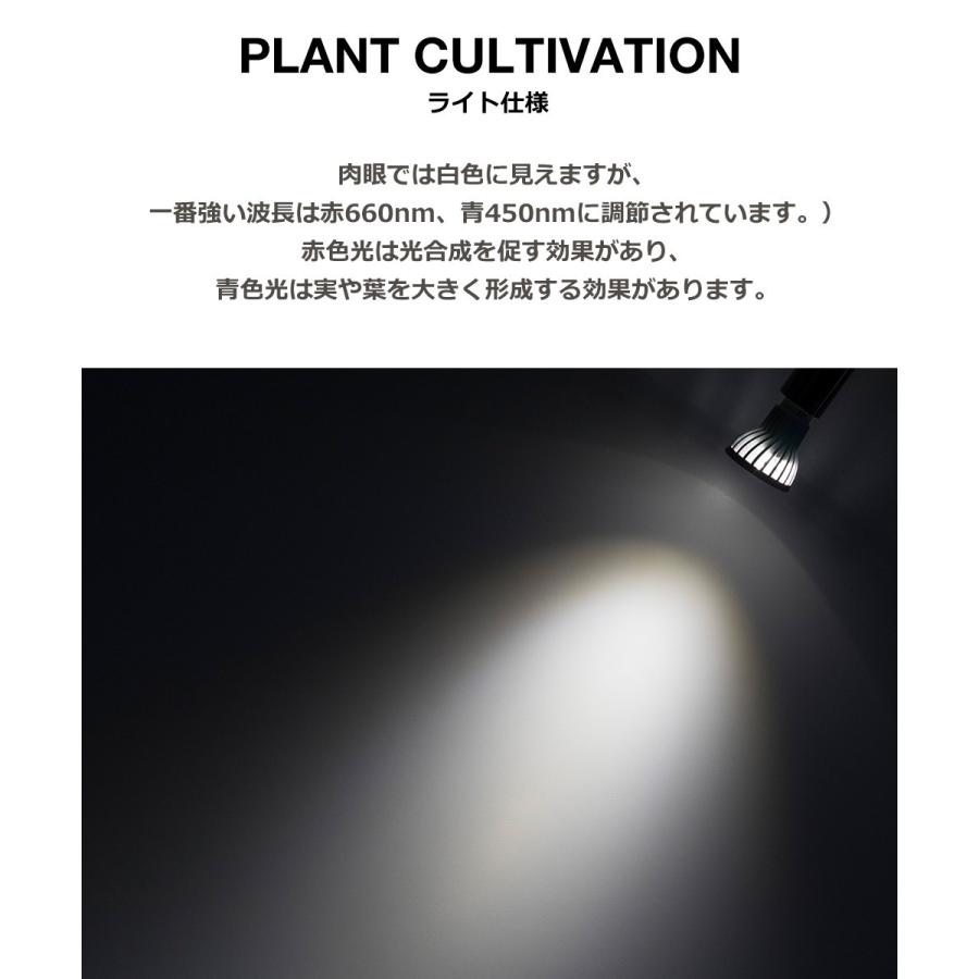 BARREL公式 【植物育成LED SUN-10W】白色電球 口径E17 口径E26｜shopbarrel｜03