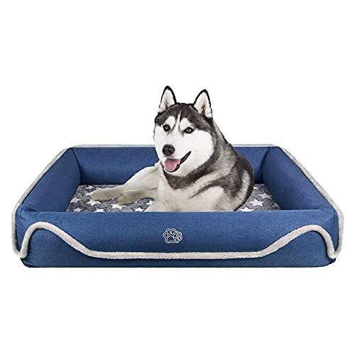 通販 Empsign 犬 ベッド ペットベッド 猫 ベッド 4面枕付き 3d ぐっすり眠る 洗える 大型犬 リバーシブル 冬用 寒さ対策 最適な価格 Ssl Daikyogo Or Jp