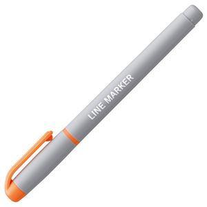 【公式】 シングルタイプ 蛍光マーカー TANOSEE まとめ キャップ式 100セット 1本 オレンジ 万年筆