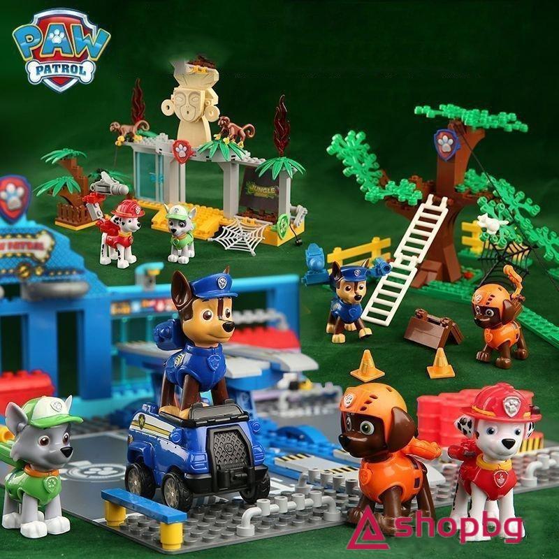 PAW PATROL パウパトロール 本部 LEGO互換 ブロック 知育おもちゃ 玩具 