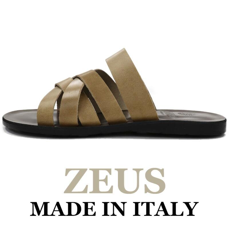 ZEUS ≪ゼウス≫ イタリア製 レザーサンダル メンズ 春夏 ZEUS ≪ゼウス≫ イタリア製 レザーサンダル メンズ 春夏