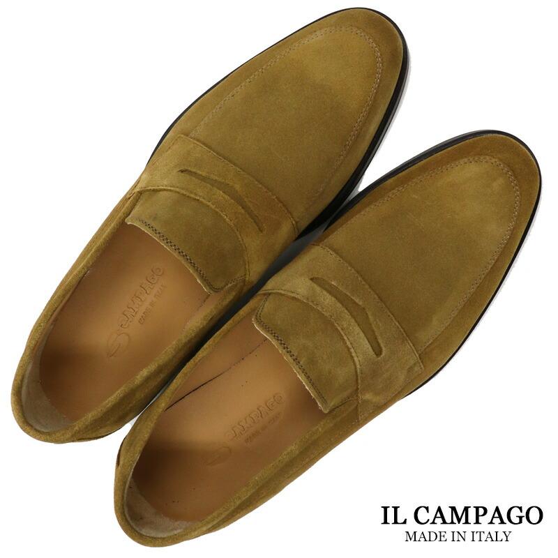 IL CAMPAGO イルカンパゴ イタリア製 スエード ローファー スリッポン 