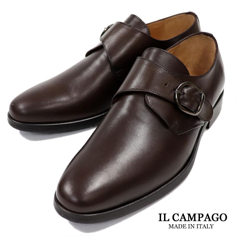 IL CAMPAGO イルカンパゴ イタリア製 モンクストラップシューズ