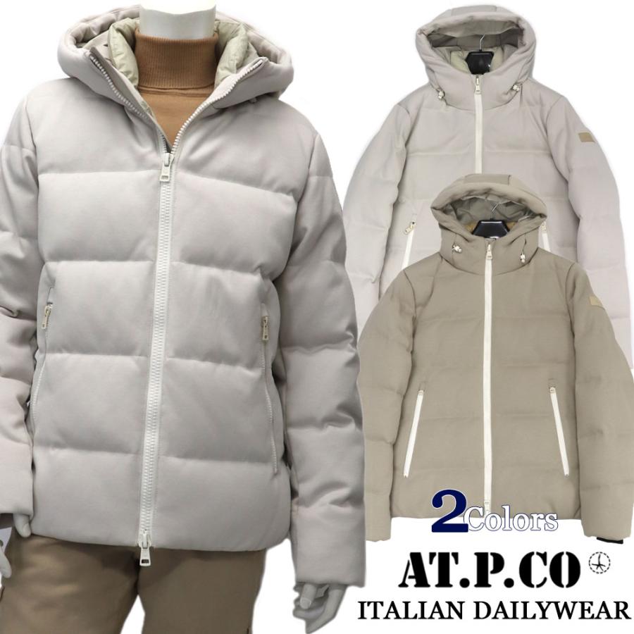 AT.P.CO ≪アティピコ≫ ジャージー ダウンジャケット メンズ AT.P.CO ≪アティピコ≫ ジャージー ダウンジャケット メンズ
