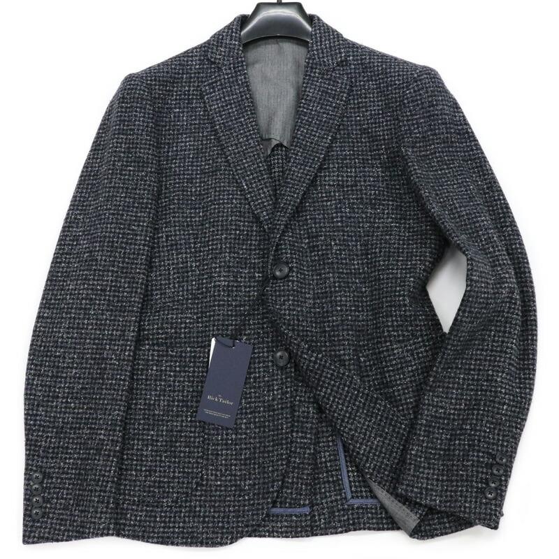 Mr.RickTailor ミスターリックテイラー イタリア製 ウールニット ジャケット メンズ チェック 秋冬 スリムフィット｜shopbios｜04