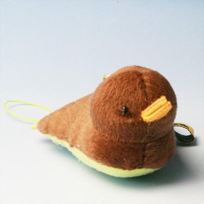 ストラップ 携帯 鳥 キウイ クリーナーストラップ ウォンバットさん