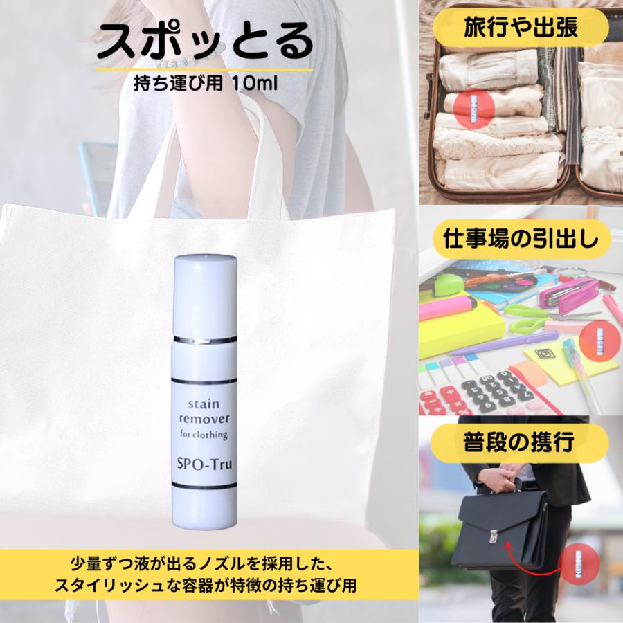 スポッとる 染み抜き剤 ハッシュ しみ抜き 携帯用 10ml TVで紹介 諦め