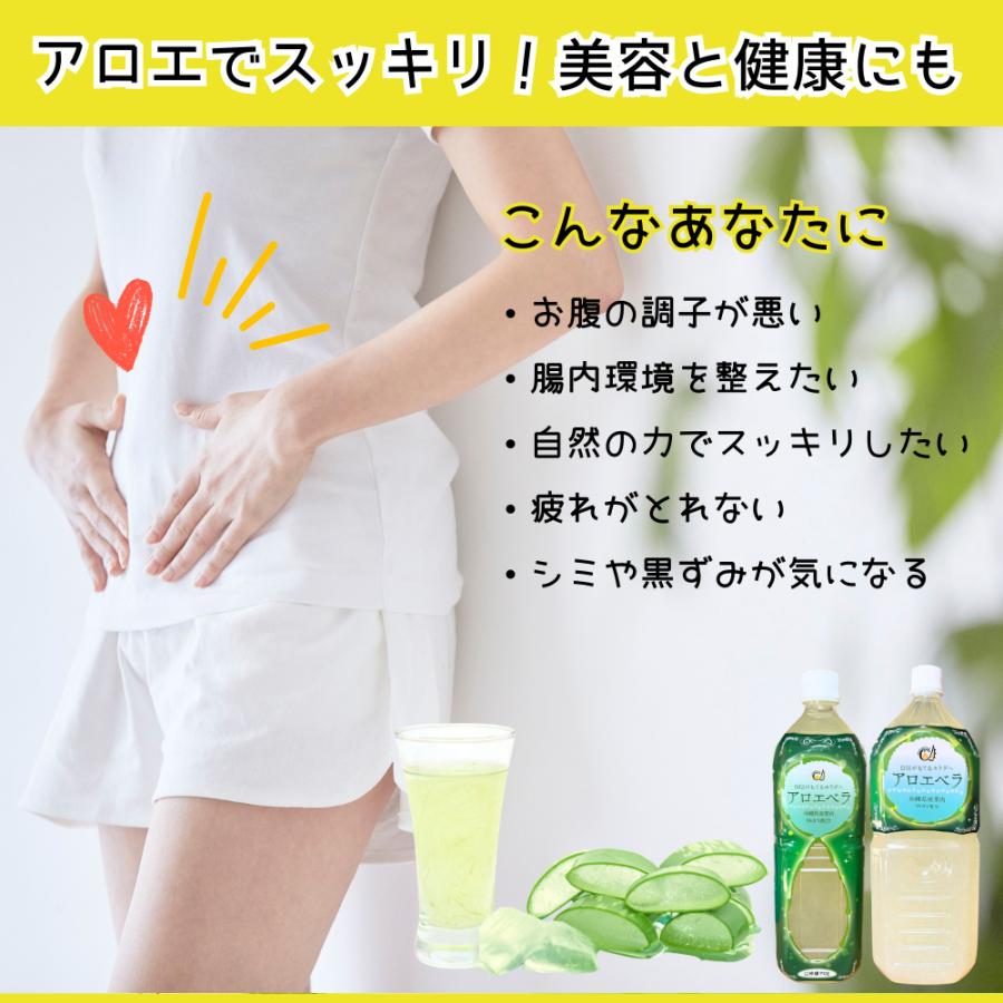 沖縄アロエ アロエベラジュース 葉肉入り 沖縄県産 1000ml 農薬不使用