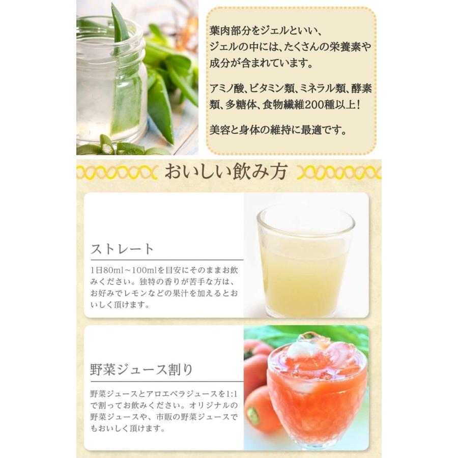 沖縄アロエ アロエベラジュース 葉肉入り 沖縄県産 1000ml 農薬不使用 