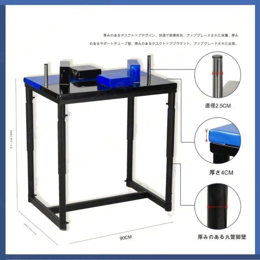 競技トレーニングアームレスリングテーブル フルスケールアームスタンド ブラック 腕相撲レスリング大会専用の競技台 おしゃれ 世界規格の公式アームレスリング