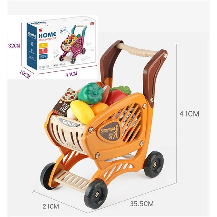 ままごと ショッピングカート おもちゃ おままごと お買い物カート 子供 手押し車 知育玩具 買い物のゲーム お店屋さんごっこ