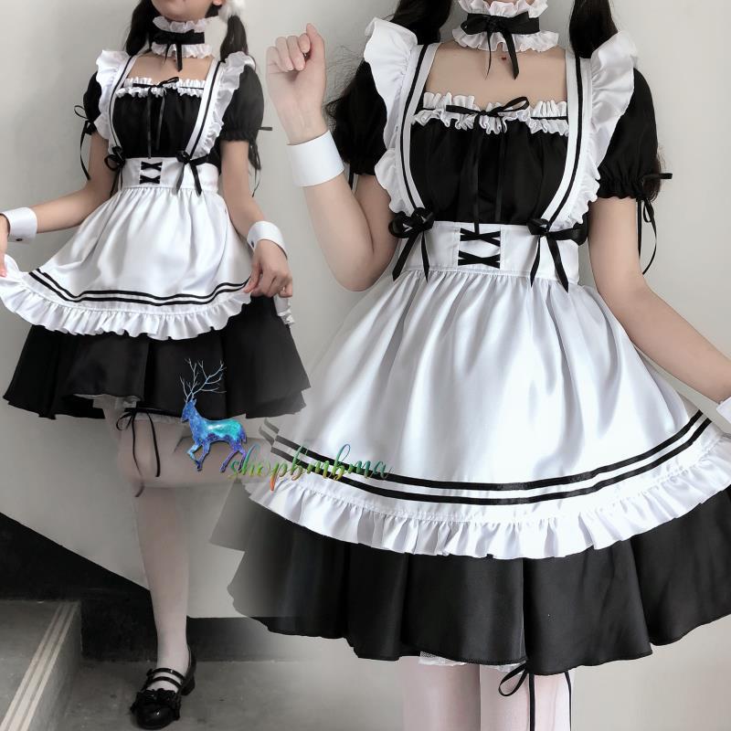 ハロウィーンメイド 服 ゴスロリ 萌え コスプレ 衣装 フリル ロリータ かわいい カチューシャ 付き セット 清楚 可憐 ウェイトレス レディース :dwsj11:ショップBMBM - 通販 - Yahoo!ショッピング ハロウィーンメイド 服 ゴスロリ 萌え コスプレ 衣装 フリル ロリータ かわいい カチューシャ 付き セット 清楚 可憐 ウェイトレス レディース :dwsj11:ショップBMBM - 通販 - Yahoo!ショッピング