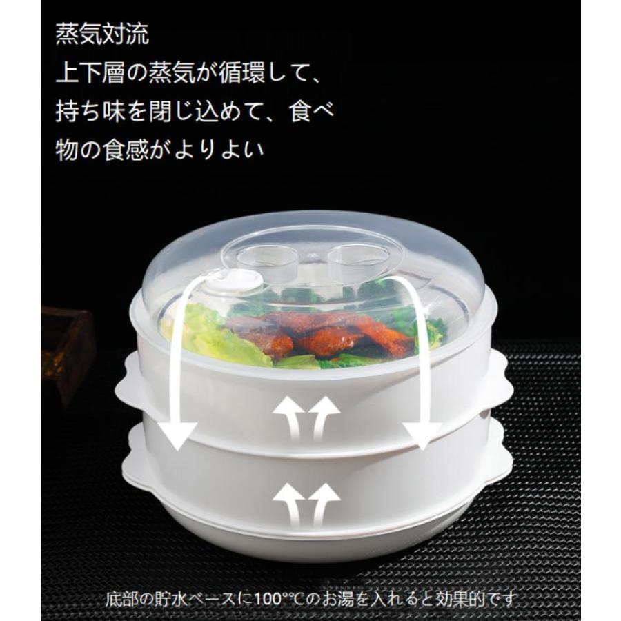【6%OFFクーポン配布中！】レンジ専用セイロ せいろ レンジ専用せいろ レンジ用 蒸し器 レンジ 調理器具 蒸し料理 セイロ レンジ対応 1 ...